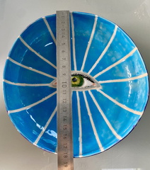 Teller Auge Grün 