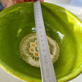 Grüne Obstschale