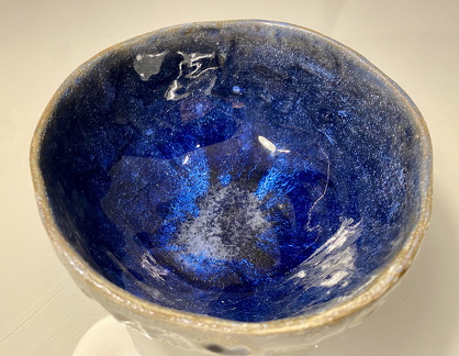Saphierblaue Schale